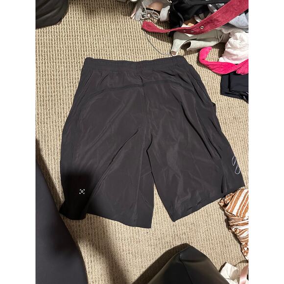 Lululemon x Peloton Men's Shorts Medium Black Pace Breaker Lined Drawstring 9 - Picture 5 of 5